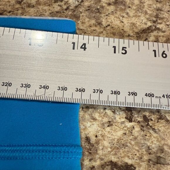 Lululemon Wunder Under Blue High Rise Leggings Size 6 - Picture 4 of 9